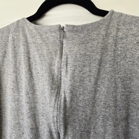 Eileen Fisher Organic Cotton Gray Jumpsuit Wide Leg Cropped Minimalist Pockets M - Picture 9 of 13